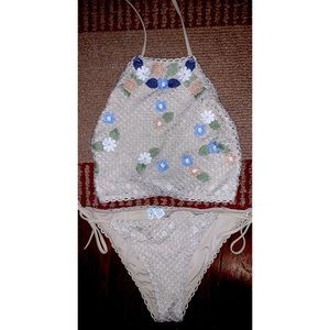 Aerie Two Piece Knit Bathing Suit